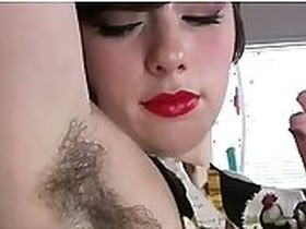 Beautiful Pornstar Sucking Hairy Pussy